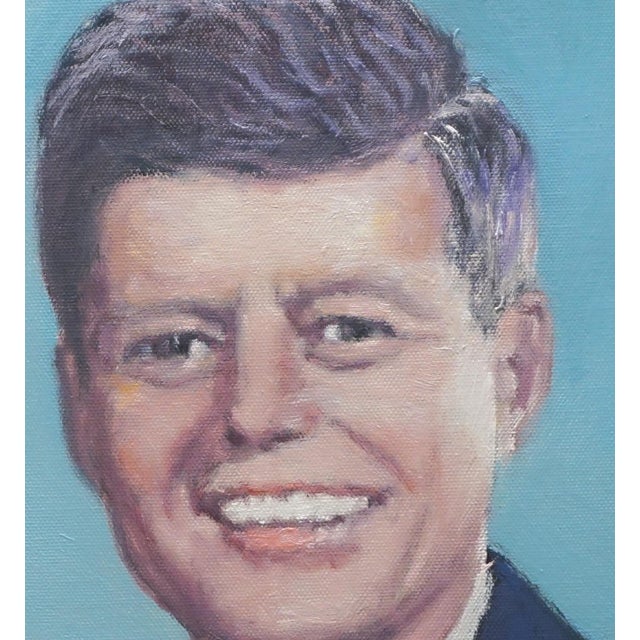 Original oil portrait by Sean Wu, President John F. Kennedy