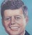 Original oil portrait by Sean Wu, President John F. Kennedy