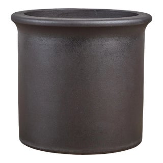 Architectural Pottery Black Tulip Planter For Sale