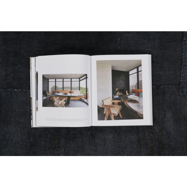 Black Vintage Anatolian Textile With Blue and Black Patchwork Geometry - Rug & Kilim For Sale - Image 8 of 9