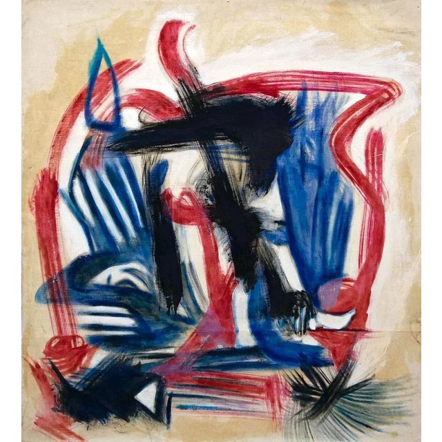 Giorgio Lo Fermo, Abstract Composition, 2020, Original Oil on Canvas For Sale - Image 4 of 4