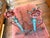 Tall Antique French Floral Tole Andirons For Sale - Image 16 of 17