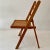 Traditional Vintage Wood Folding Chairs, Made in Yugoslavia For Sale - Image 3 of 12