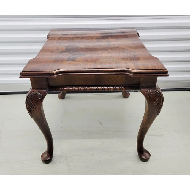 Mid 20th Century Mid 20th C Patchwork Burl Wood Side Table or Coffee Table For Sale - Image 5 of 7