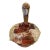 Studio Art Glass Perfume Bottle - Cranberry Core Signed by Artist Loretta Eby For Sale