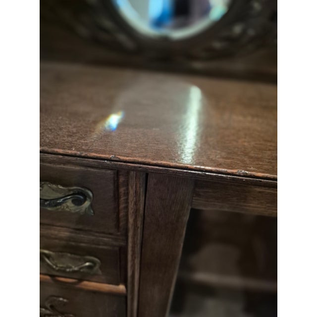 Brown Late 18th Century Victorian American Side-by-Side Display and Secretary Cabinet For Sale - Image 8 of 12