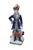 Antique Sitzendorf Voigt Brothers porcelain figurines of a Napoleonic soldier, specifically a Franz Tambour (drum major...