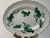 English Vintage Wedgwood Green Chinese Tigers Williamsburg Bone China Serving Platter Retired Rare Find For Sale - Image 3 of 8