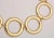 Mid-Century Modern 1960s "Gold" Circle Belt For Sale - Image 3 of 6