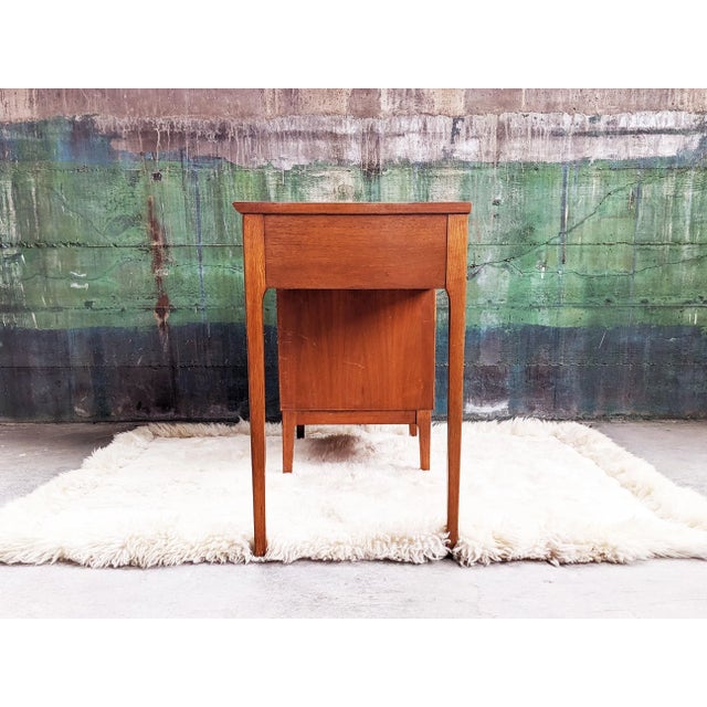 Mid Century 1960s Dixie Desk, Two Sided, 4 Drawers For Sale In Madison - Image 6 of 11