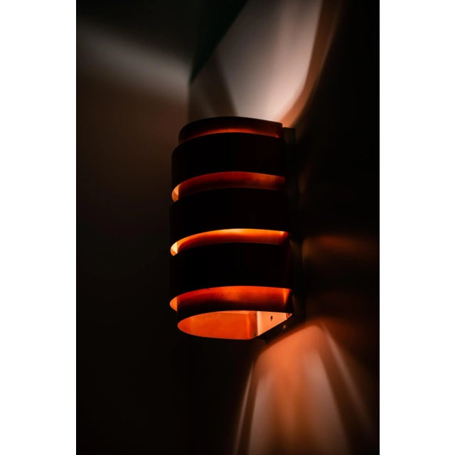 Metal Swedish Model V-155 Sconce by Hans-Agne Jakobsson for Hans Agne Jakobsson AB, 1950s For Sale - Image 7 of 9
