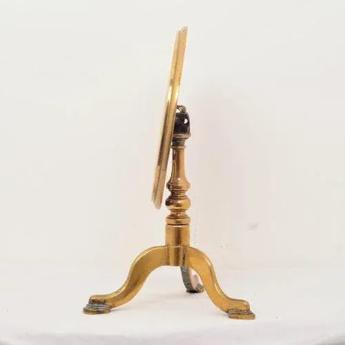 Metal Brass Stand / Side Table For Sale - Image 7 of 10