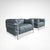 1990s LC3 Down Cushions Y Leather Armchairs by Le Corbusier for Cassina, 1990s, Set of 2 For Sale - Image 5 of 11