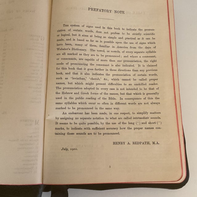 Oxford Self‑Pronouncing Holy Bible – 1901 s.s. Teacher’s Edition For Sale - Image 12 of 13