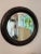 Brown Vintage Large Coconut Shell Round Mirror For Sale - Image 8 of 11