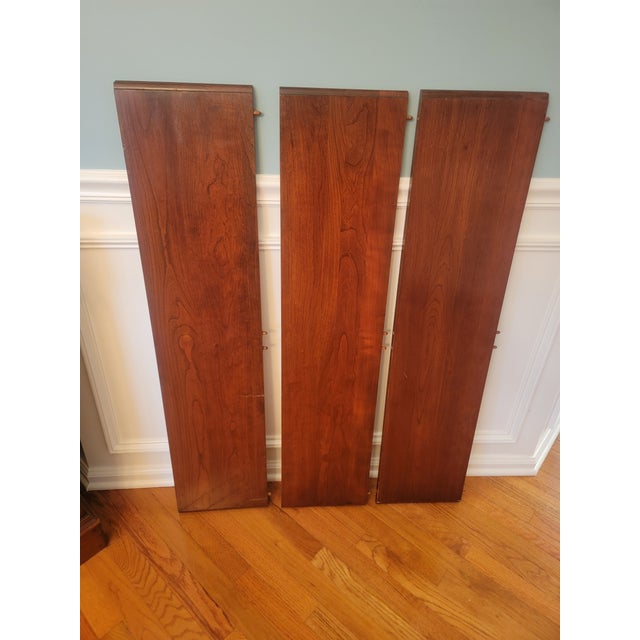 J.B. Van Sciver Company 1971 Pennsylvania House Solid Cherry Dining Table & 6 Windsor Chairs (Van Sciver Retailer) For Sale - Image 4 of 18