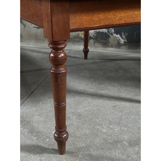 19th Century English Library Table For Sale - Image 6 of 10