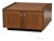 1970s Refinished Danish Teak Square Coffee Table For Sale