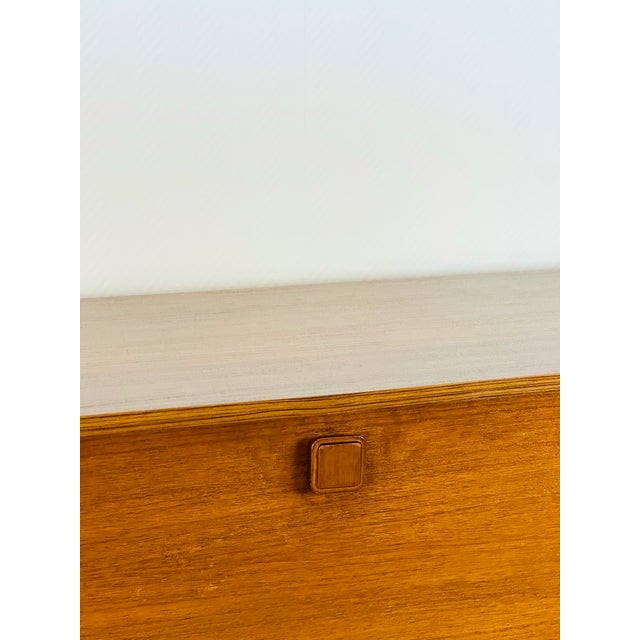 Tall Scandinavian Teak Sideboard, 1960s For Sale - Image 18 of 18