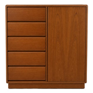 Modern Teak Gentleman's Chest by Sannemanns Møbelfabrik For Sale
