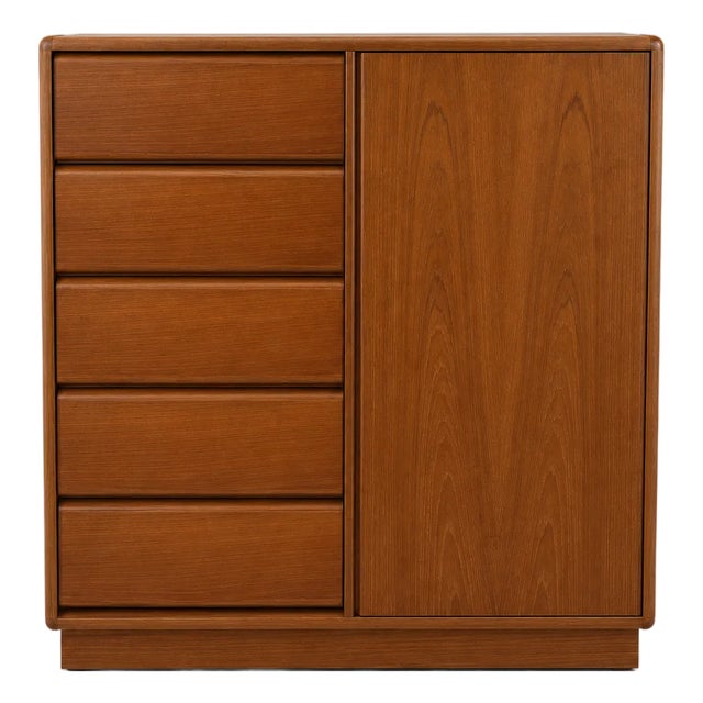 Modern Teak Gentleman's Chest by Sannemanns Møbelfabrik For Sale