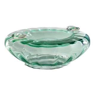 Mouth Blown Murano Ashtray, 1950s For Sale
