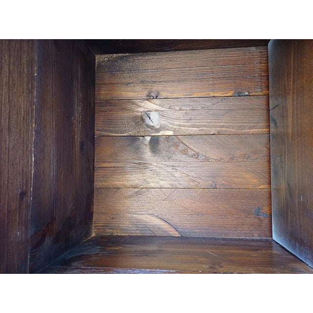 Small Tuscan Chestnut Display Cabinet, Early 1900s For Sale - Image 5 of 18