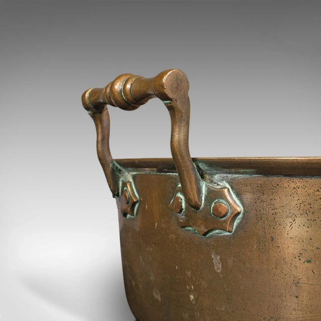 Metal 1850s Antique Victorian English Bronze Country House Braising Pan For Sale - Image 7 of 9