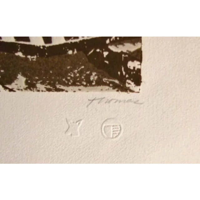 Ted Thomas Old 22 Hand Signed Limited Edition on Paper Train Etching For Sale - Image 4 of 5