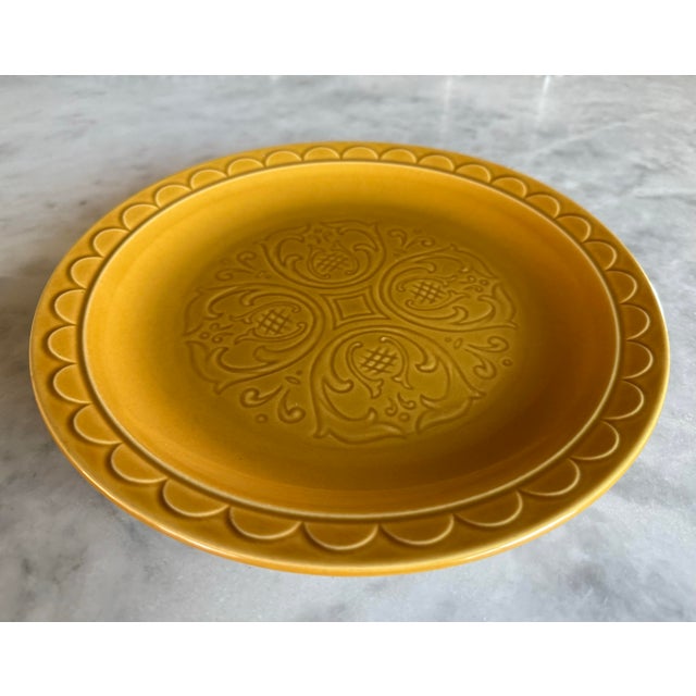 Mid-Century Modern Set of 4 Homer Laughlin St Regis Dinner Plates For Sale - Image 3 of 9