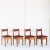 Vintage French Chairs in Oak & Imitation Leather, 1950s, Set of 4 For Sale - Image 9 of 9