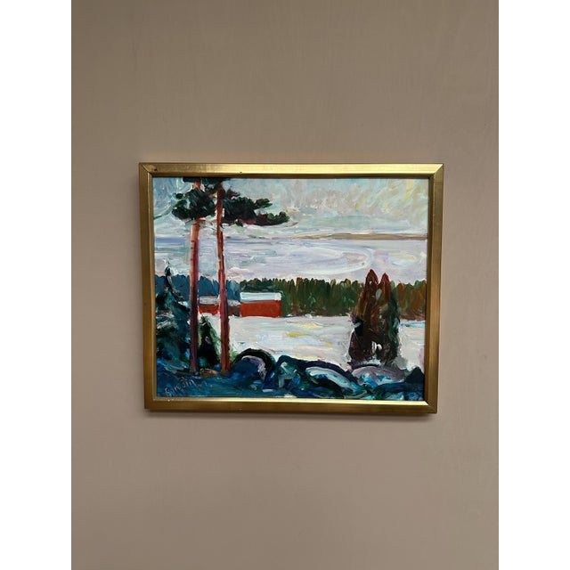 Carl Köhler, Landscape, 1960s, Oil on Panel, Framed For Sale - Image 13 of 16