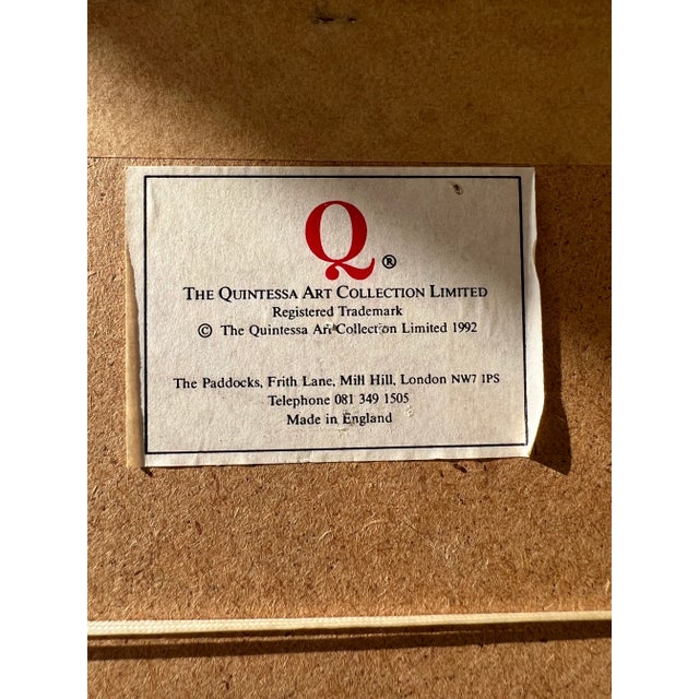 1992 Ldv01 and Ldv02 From the Book of Costumes of Lambert De Vos 1574 Framed Artwork, the Quintessa Art Collection For Sale - Image 10 of 12