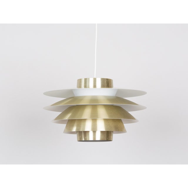 Lyfa Vintage Danish Verona Lamp by Svend Middelboe for Lyfa, 1962 For Sale - Image 4 of 12