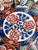 Add a nice Japanese touch to your decor with his hand-painted antique Imari platter. Beautifully detailed porcelain...