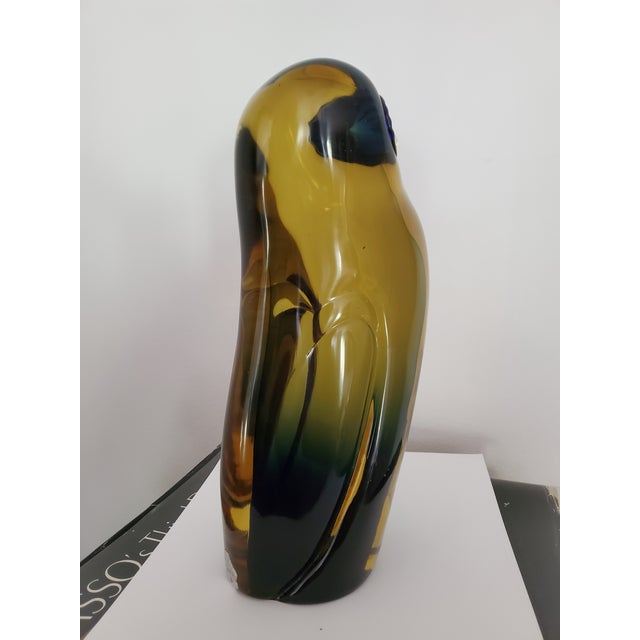 1960s Mid Century Modern Italian Murano Style Owl For Sale In Boston - Image 6 of 11