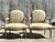 French Country Vintage Regency Swag Print Fauteuil - A Pair For Sale - Image 3 of 12