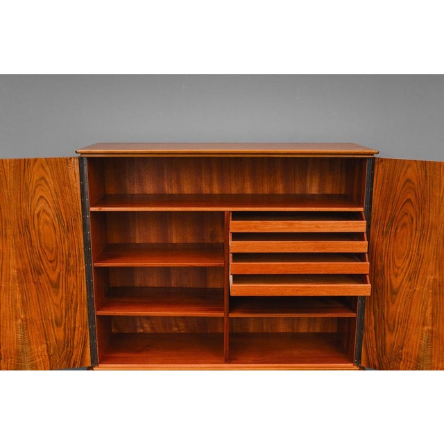 Mid-Century Modern Highboard in Walnut, 1900s For Sale - Image 10 of 16