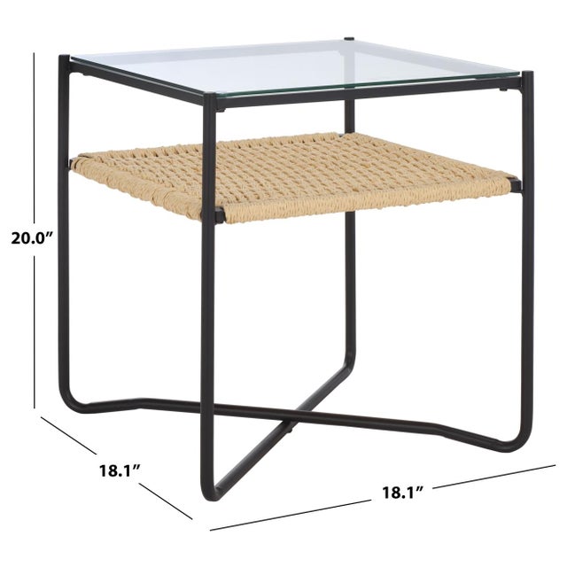 Introducing the Omaka 1 Shelf End Table, skillfully designed with aesthetic elegance and function in mind. With a unique...