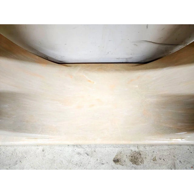 Karl Springer Style Sculptural Polyresin Console Table For Sale In Miami - Image 6 of 11