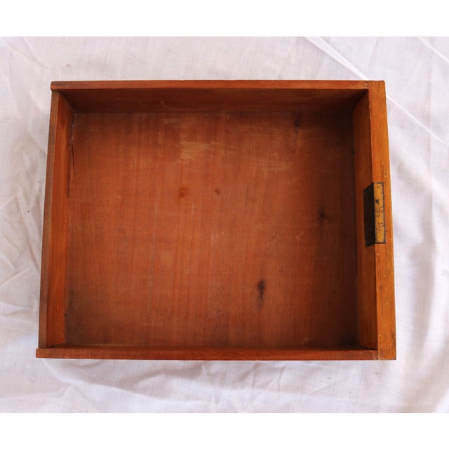 Antique Davenport Womens Desk in Walnut Wood with Inlays, 1890s For Sale - Image 13 of 18