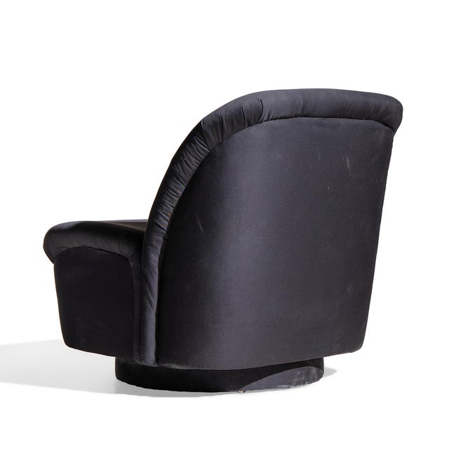 Mid 20th Century Vladimir Kagan for Directional Mid Century Swivel Lounge Chair For Sale - Image 5 of 9