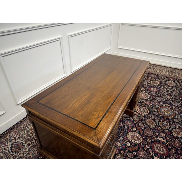 English Desk in Oak For Sale - Image 14 of 18