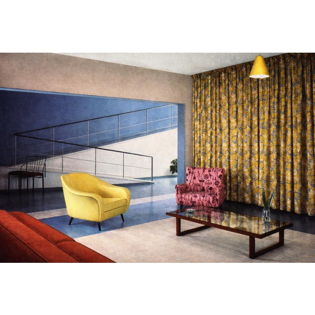 Curva Armchair with Tubular Legs in Bouclé by Joaquim Tenreiro for Langenbach & Tenreiro, Brazilian Modern, 1960 – Lot 760A For Sale - Image 17 of 17