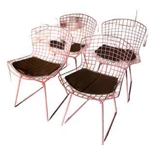 A Set of Four Vintage Harry Bertoia Side Chairs for Knoll, Circa 1950s-70s For Sale