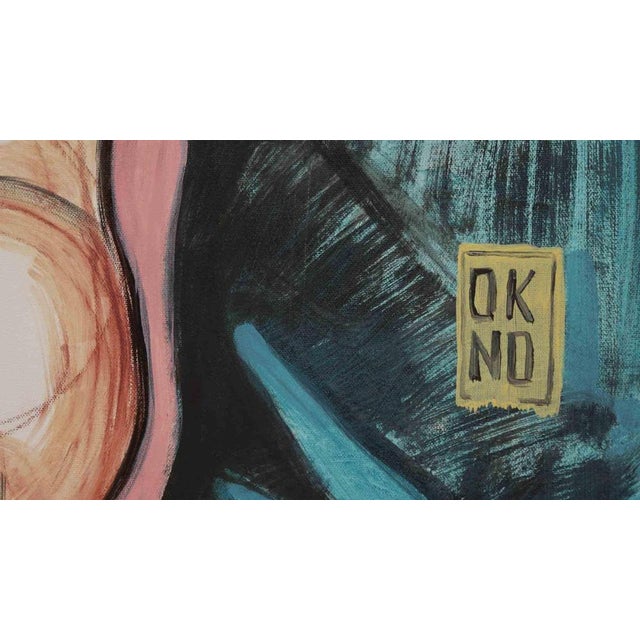 Valeriya Shebelnichenko, Portale aperto nell'amplesso\., Acrylic on Canvas, 2022 For Sale - Image 4 of 5