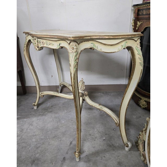 Large Vintage Louis XV Style Mirror Console, 1920s For Sale - Image 3 of 6