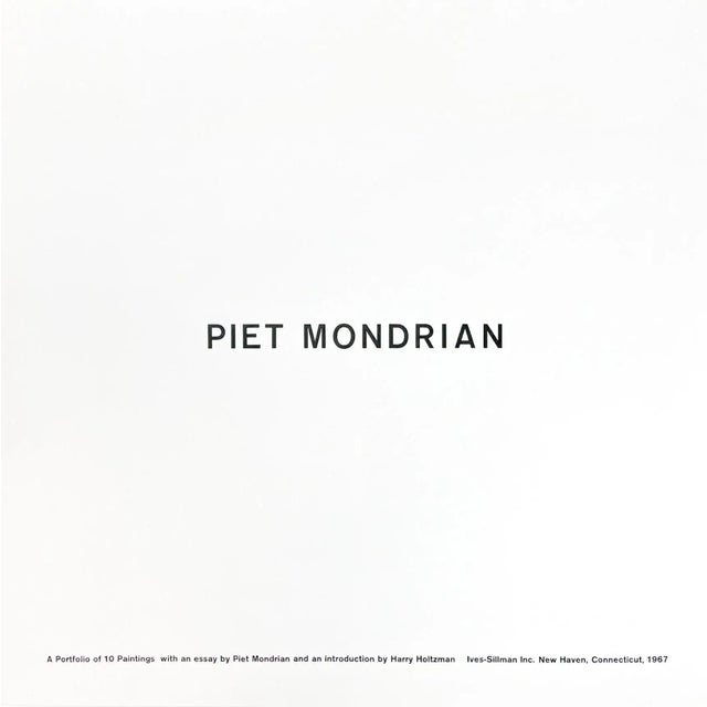 Printmaking Materials 1967 Piet Mondrian "Broadway Boogie Woogie" Serigraph For Sale - Image 7 of 7