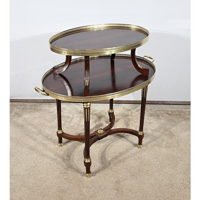 19th Century Louis XVI Mahogany Side Table For Sale - Image 12 of 18