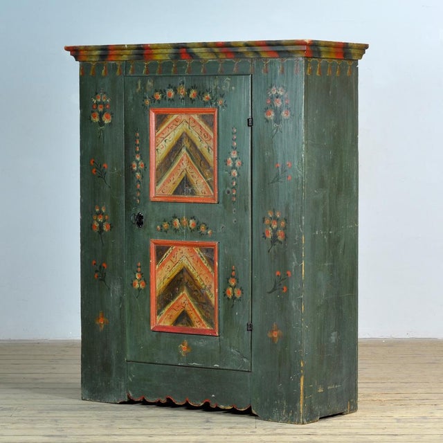 Antique German Pine Bridal Cabinet, 1815 For Sale - Image 15 of 15